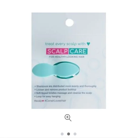 Conair Scalp Hair Massager Brush, Green New - Picture 3 of 6